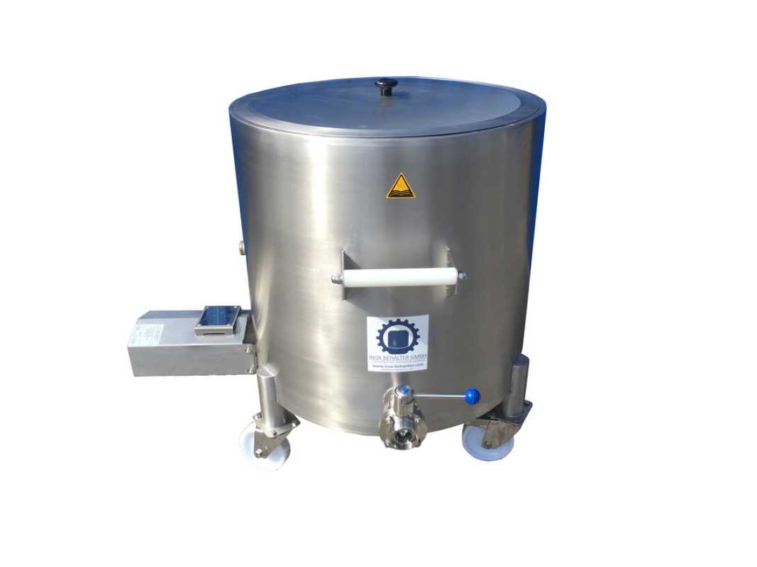 152L elektrisch beheizter Behälter auf Rollen